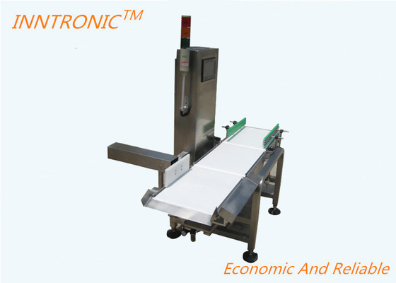 Check Weigher Machine INCW-FS20 20kg 10g High Precision In Line Checkweigher with alarm light 10-40M/Min for egg shaped item